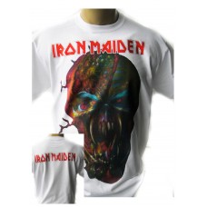 IRON MAIDEN HEAD TOUR 2011 Бяла Мъжка тениска